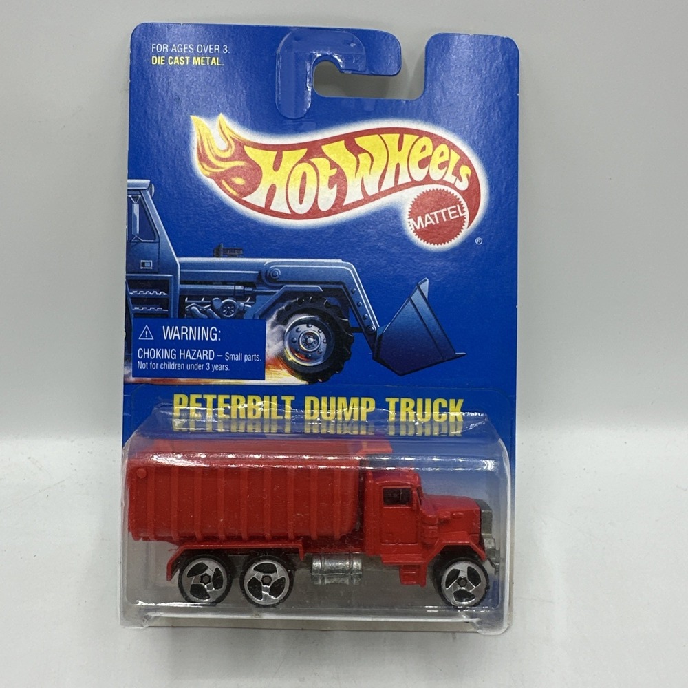 Hot Wheels Peterbilt Dump Truck No. 100 1560 1991 Red